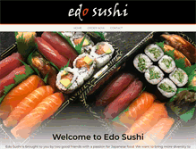 Tablet Screenshot of edosushi.co.uk